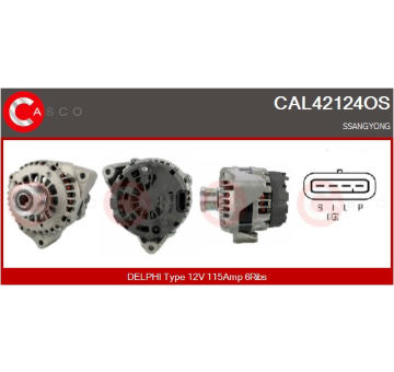 generátor CASCO CAL40225AS