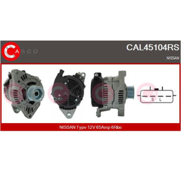 Rotor żtartéra CASCO CAR10200AS