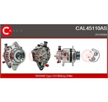 generátor CASCO CAL40257AS