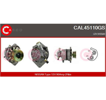 Elektromotor vetráka chladiča CASCO CEF75001AS