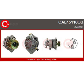 generátor CASCO CAL40258AS