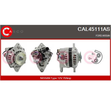 generátor CASCO CAL40259AS