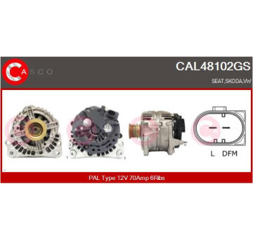 generátor CASCO CAL48102GS
