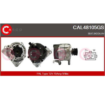 Odpor vnútorného ventilátora CASCO CRS61002AS