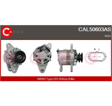 Odpor vnútorného ventilátora CASCO CRS73001AS