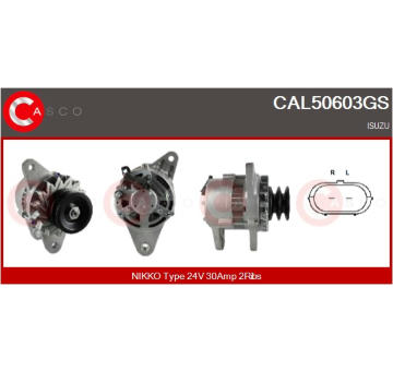 generátor CASCO CAL40340AS