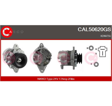 Rotor żtartéra CASCO CAR35016AS