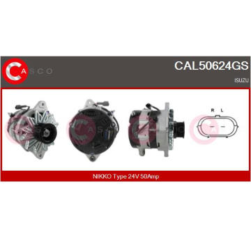 generátor CASCO CAL40361AS
