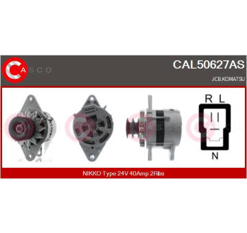 Rotor żtartéra CASCO CAR35023AS