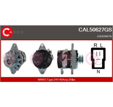 Rotor żtartéra CASCO CAR35026AS