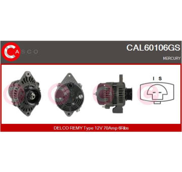 Rotor żtartéra CASCO CAR40600AS