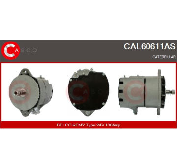 Uhlíkový zberač alternátora CASCO CBA14002AS