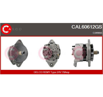 Uhlíkový zberač alternátora CASCO CBA15001AS