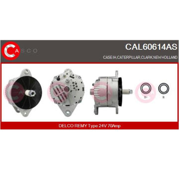 Uhlíkový zberač alternátora CASCO CBA15003AS