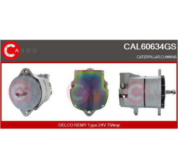 Uhlíkový zberač alternátora CASCO CBA35007AS