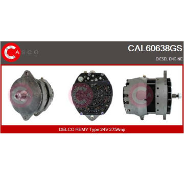 Uhlíkový zberač alternátora CASCO CBA40002AS