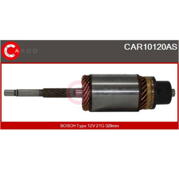 Drżiak uhlíkov CASCO CBH10125AS
