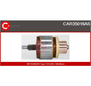 Rotor żtartéra CASCO CAR35016AS