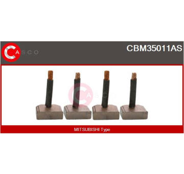 Uhlíkový kartáč, startér CASCO CBM35011AS