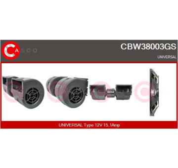 Držák, uhlíkové kartáče CASCO CBH10102GS