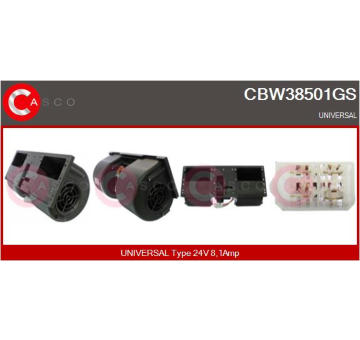 Držák, uhlíkové kartáče CASCO CBH10108AS