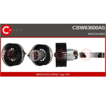 Rotor alternátora CASCO CRO10140AS