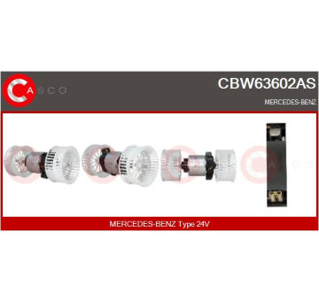 Držák, uhlíkové kartáče CASCO CBH10122AS