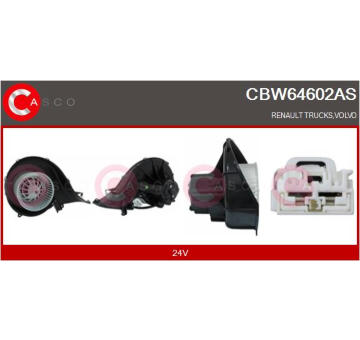 Odpor vnútorného ventilátora CASCO CRS72008GS