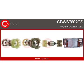 Držák, uhlíkové kartáče CASCO CBH10139GS