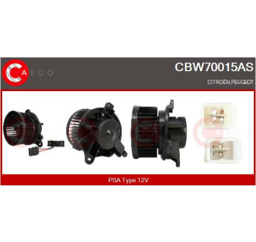 Rotor alternátora CASCO CRO15086AS