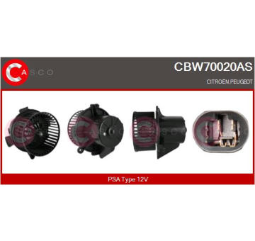 vnitřní ventilátor CASCO CBW70020AS