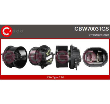 Rotor alternátora CASCO CRO25008AS