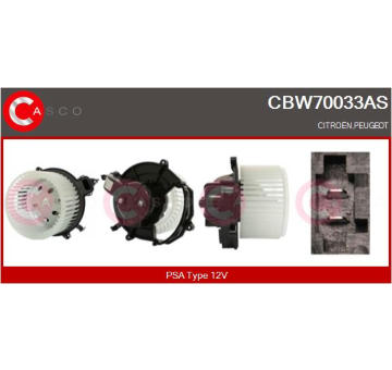 vnitřní ventilátor CASCO CBW70033AS