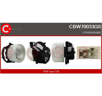 Držák, uhlíkové kartáče CASCO CBH14107AS