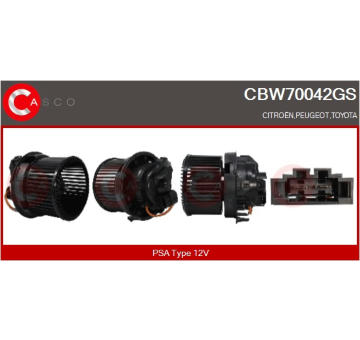 Držák, uhlíkové kartáče CASCO CBH15102AS