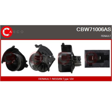 Odpor, vnitřní tlakový ventilátor CASCO CRS70018AS