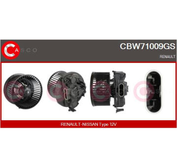 Vnútorný ventilátor CASCO CBW71009GS