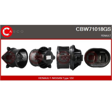 Předřazený odpor, elektromotor (ventilátor chladiče) CASCO CRS70045AS