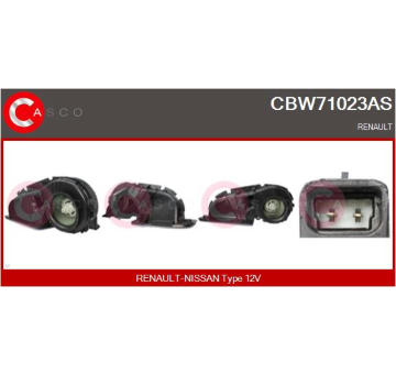 Odpor vnútorného ventilátora CASCO CRS70054AS