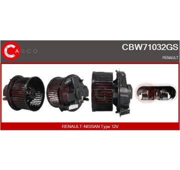 Odpor vnútorného ventilátora CASCO CRS71025AS