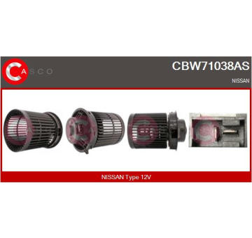 vnitřní ventilátor CASCO CBW71038AS