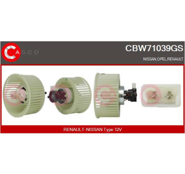 Držák, uhlíkové kartáče CASCO CBH40108AS