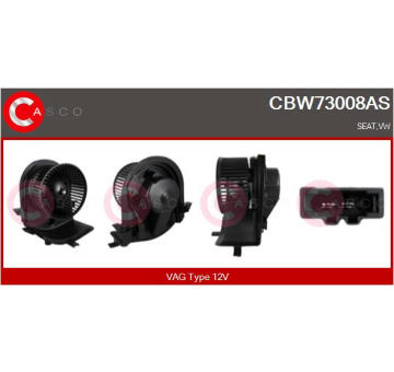 Uhlíkový kartáč, startér CASCO CBM10023AS