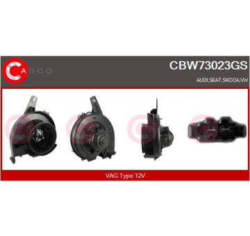 vnitřní ventilátor CASCO CBW73023GS