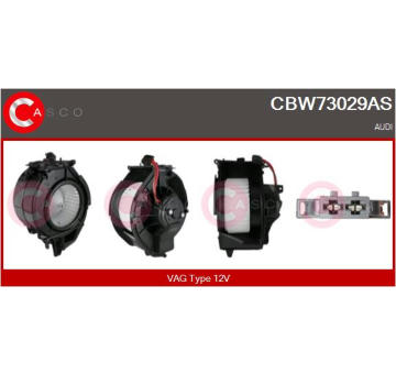 vnitřní ventilátor CASCO CBW73029AS