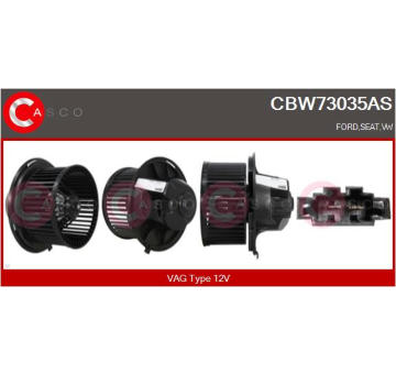 Odpor vnútorného ventilátora CASCO CRS77014AS