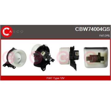 Vnútorný ventilátor CASCO CBW74004GS