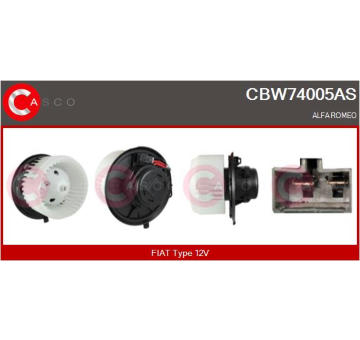 vnitřní ventilátor CASCO CBW74005AS