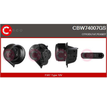 Uhlíkový kartáč, startér CASCO CBM15026AS