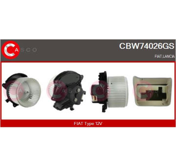 vnitřní ventilátor CASCO CBW74026GS